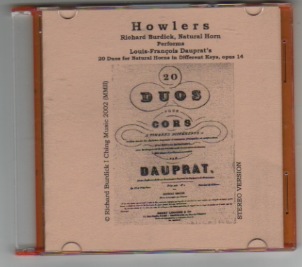 Richard Burdicks's CD3 Howlers